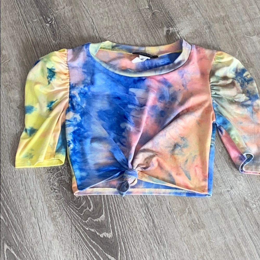 Tie dye crop top